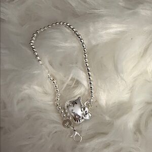 Hello Kitty sterling silver bracelet